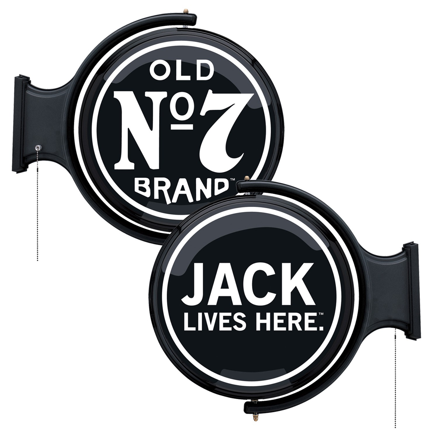 Jack Daniels Old No. 7 Brand Neon Sign - Lives Here - 24